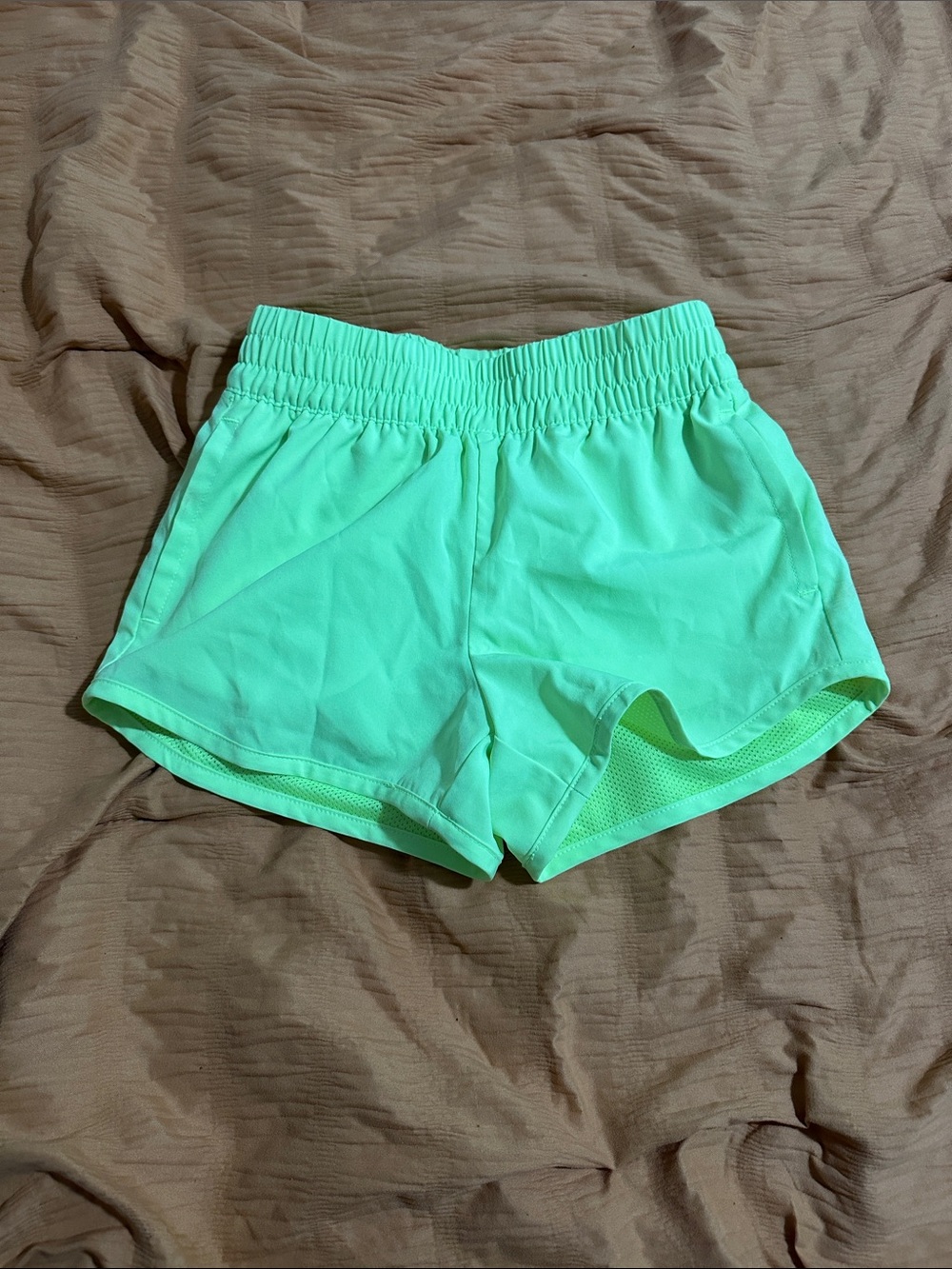 GAP Neon Mint Athletic Elastic-Waist Girls' Shorts